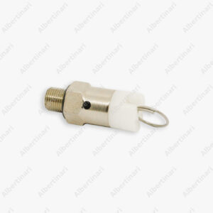 Albertinari - Valvola di sicurezza 1/8 g con fermo manuale in posizione di apertura aisi 304 9,5bar