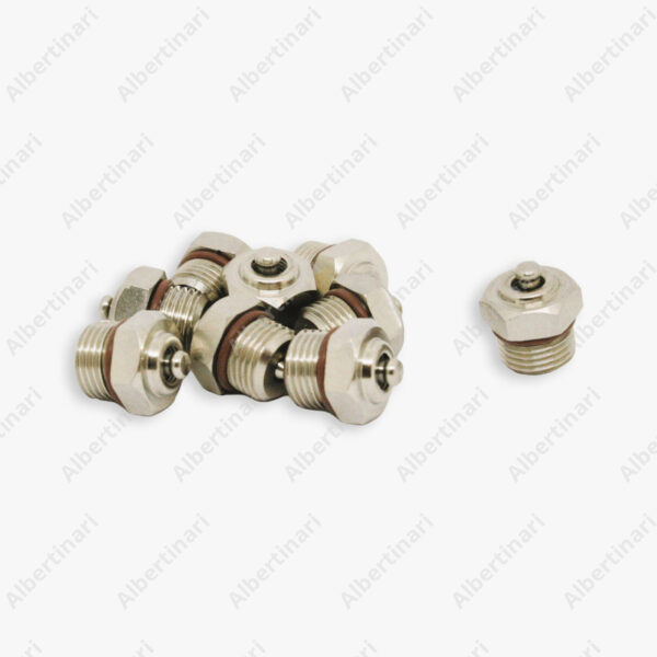 Albertinari - Valvola 1 bar fil.cil.gas1/8 ch. es.11 guarniz. esterna viton® e interna teflon® corpo aisi316