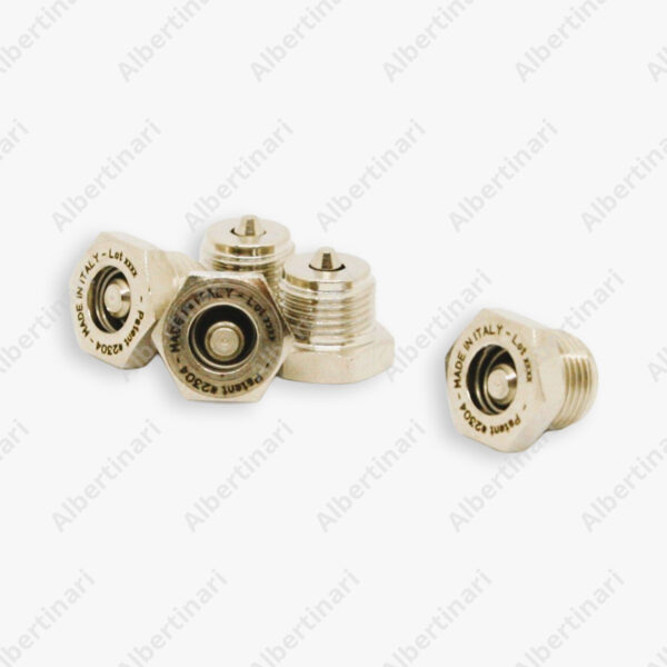 Albertinari - Valvola extra flow con filetto cilindrico m9x0,75 con apertura 4±0.5 bar es ch.11 nickel free /lead free